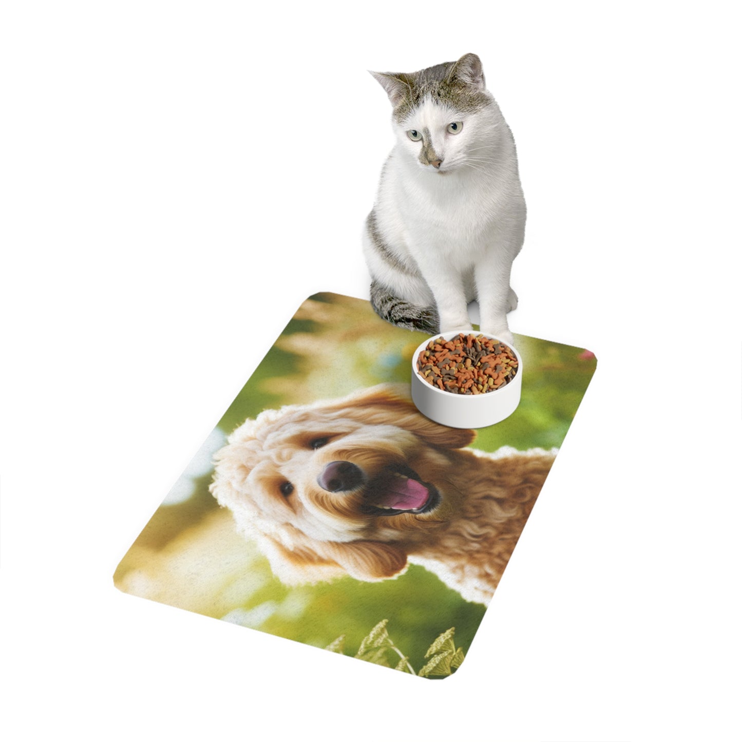Pet Food Mat (12x18) - Labradoodle