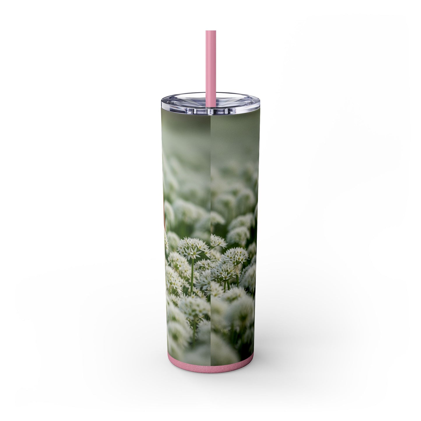 Petit Basset Griffon Vendeen Skinny Tumbler with Straw, 20oz