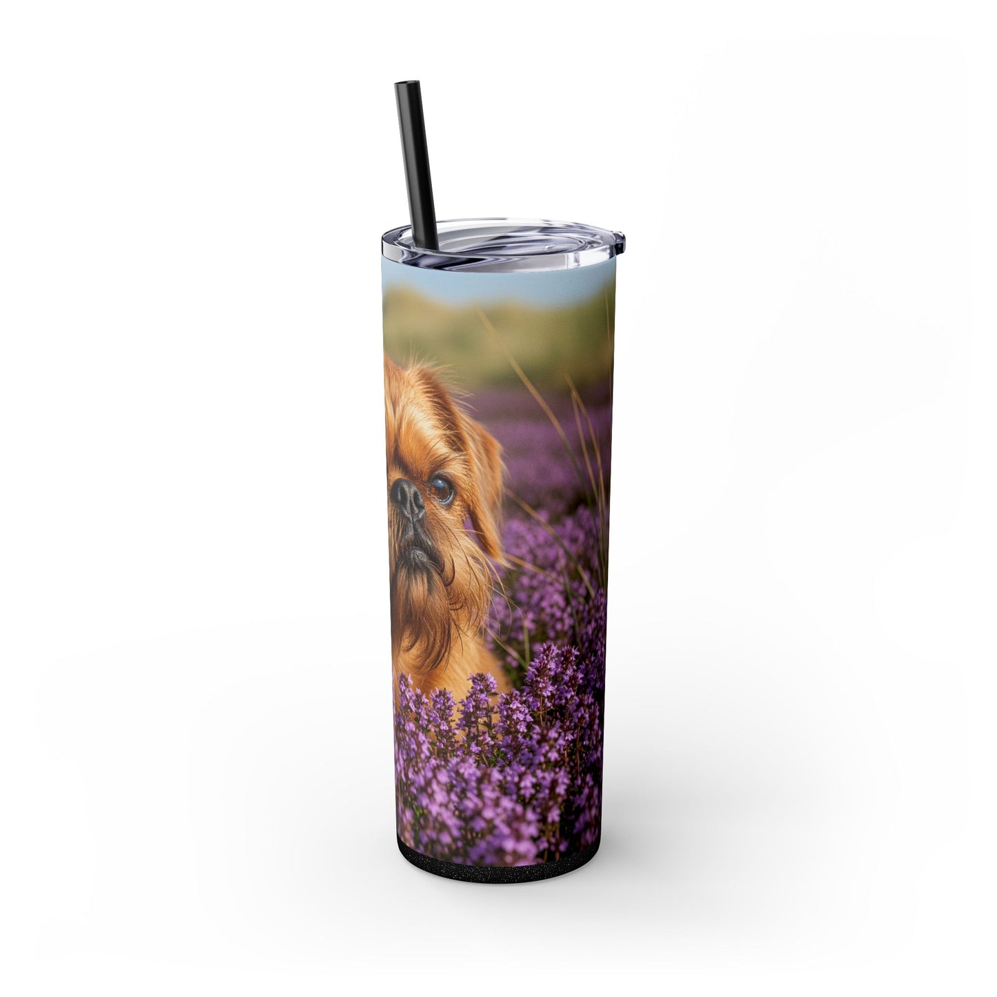 Griffon Bruxellois Tumbler with Straw, 20oz
