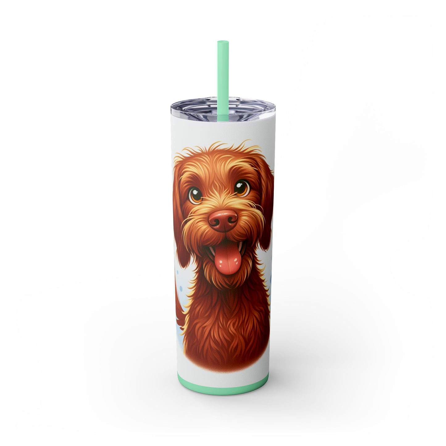 Hungarian Wirehaired Vizsla Tumbler with Straw, 20oz
