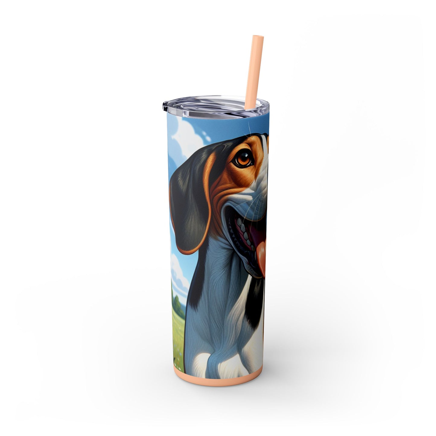 Treeing Walker Coonhound Tumbler with Straw, 20oz