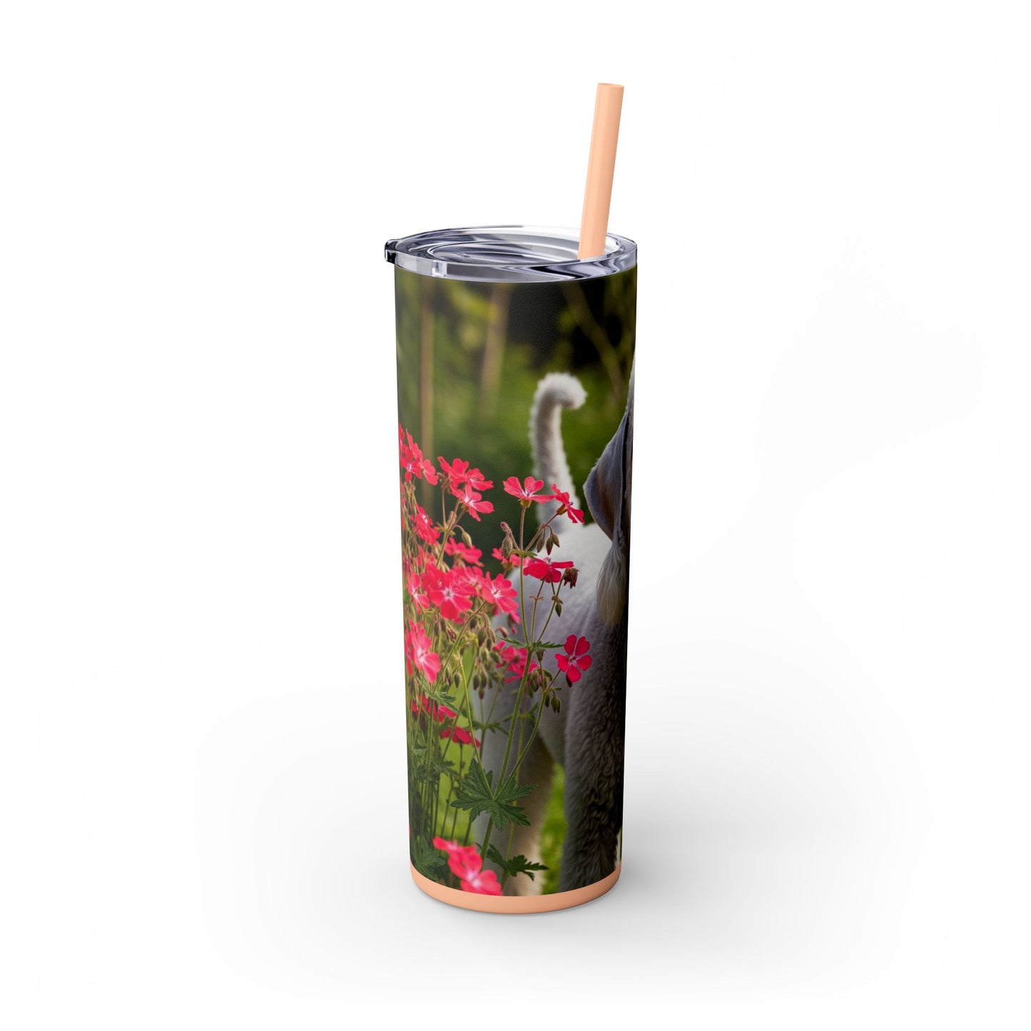 Bedlington Terrier Tumbler with Straw, 20oz