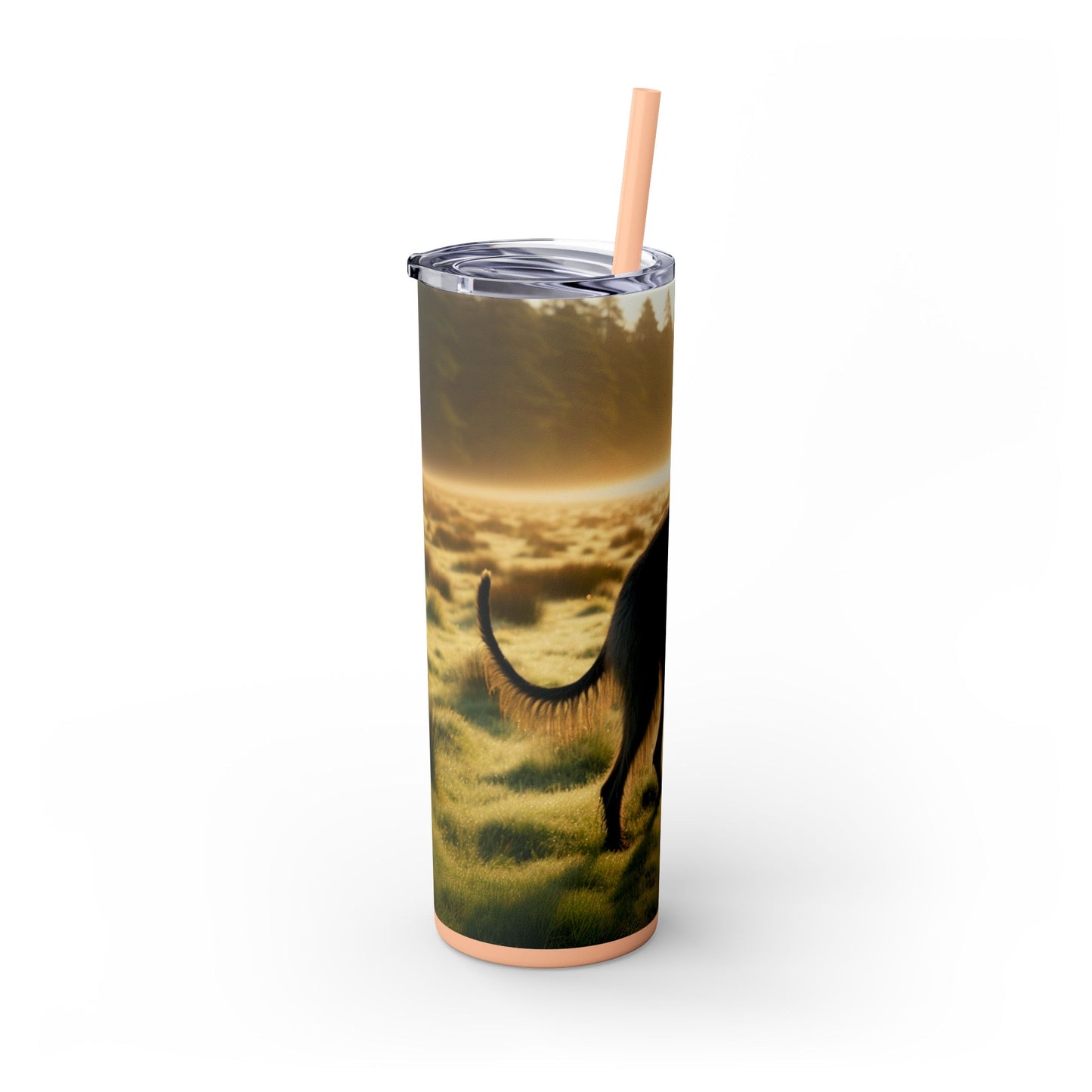 Scottish Deerhound Tumbler with Straw, 20oz