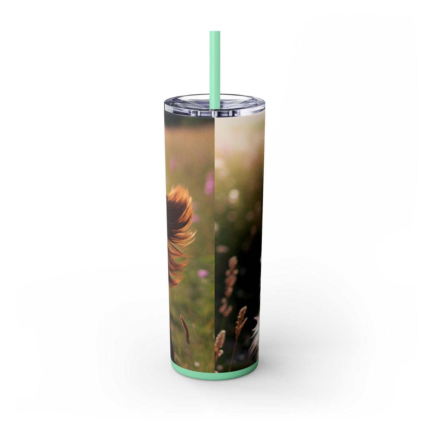 Small Munsterlander Tumbler with Straw, 20oz