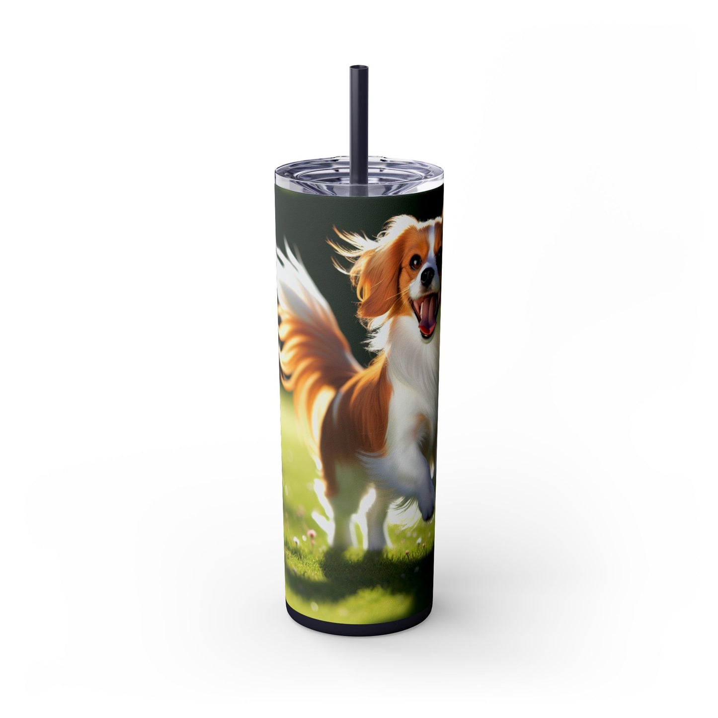 Nederlandse Kooikerhondje Tumbler with Straw, 20oz