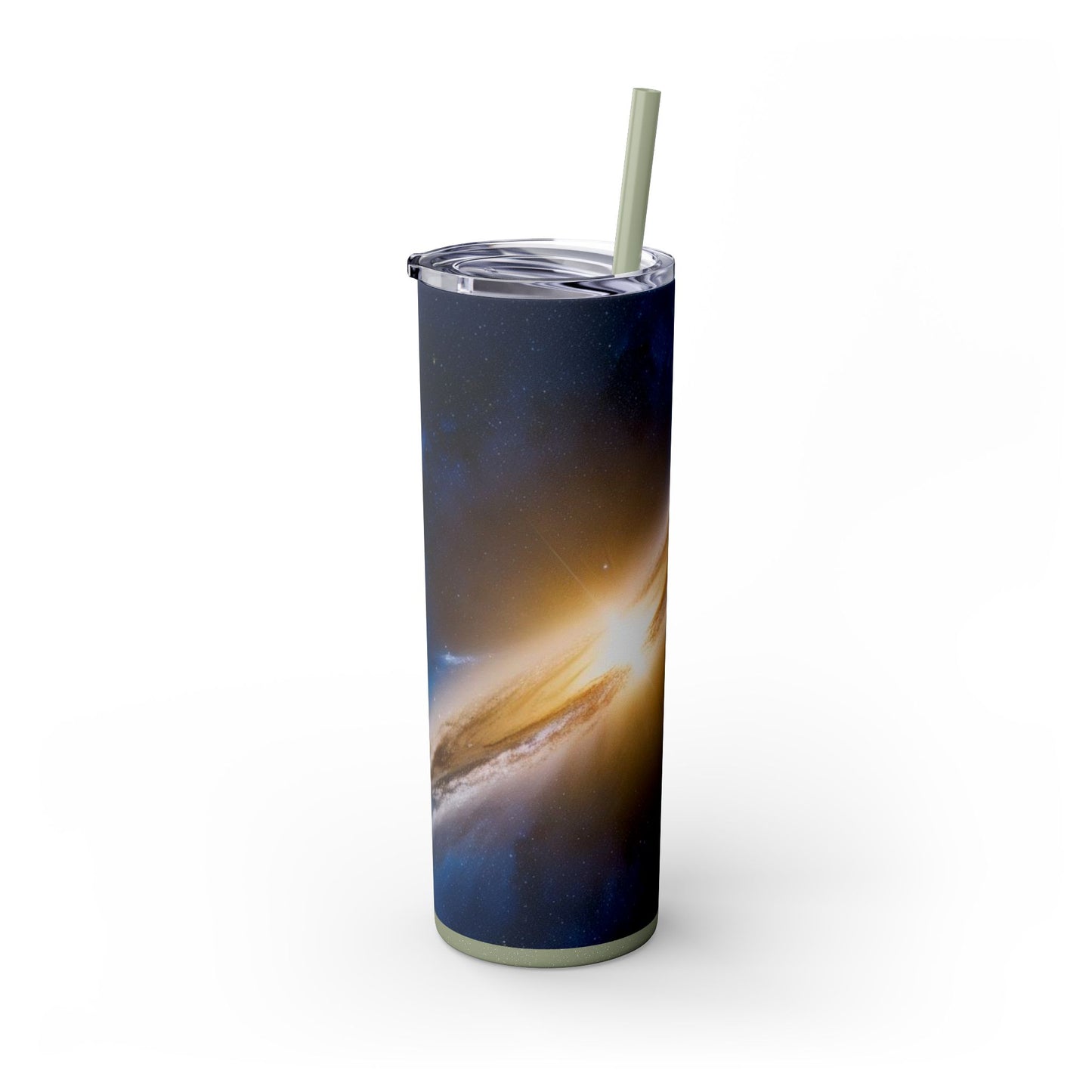 North Star Skinny Tumbler with Straw, 20oz