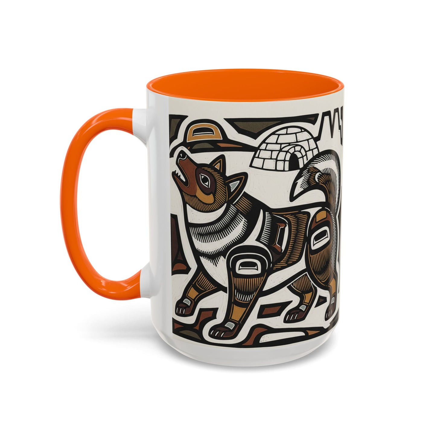 Canadian Eskimo Dog Accent Coffee Mug - Perfect Gift for Dog Lovers