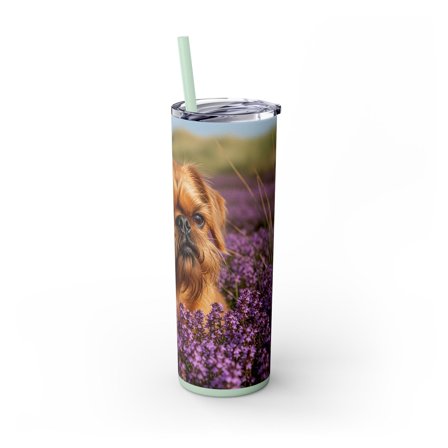 Griffon Bruxellois Tumbler with Straw, 20oz
