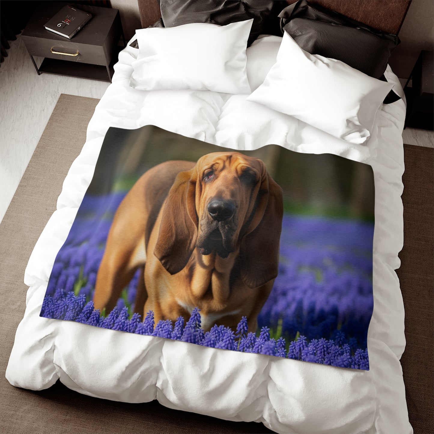Bloodhound Sweatshirt Blanket