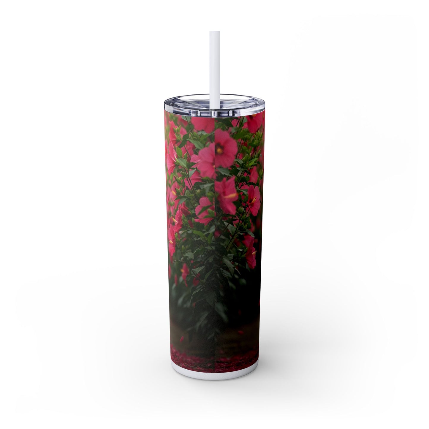 Korean Jindo Dog Tumbler with Straw, 20oz