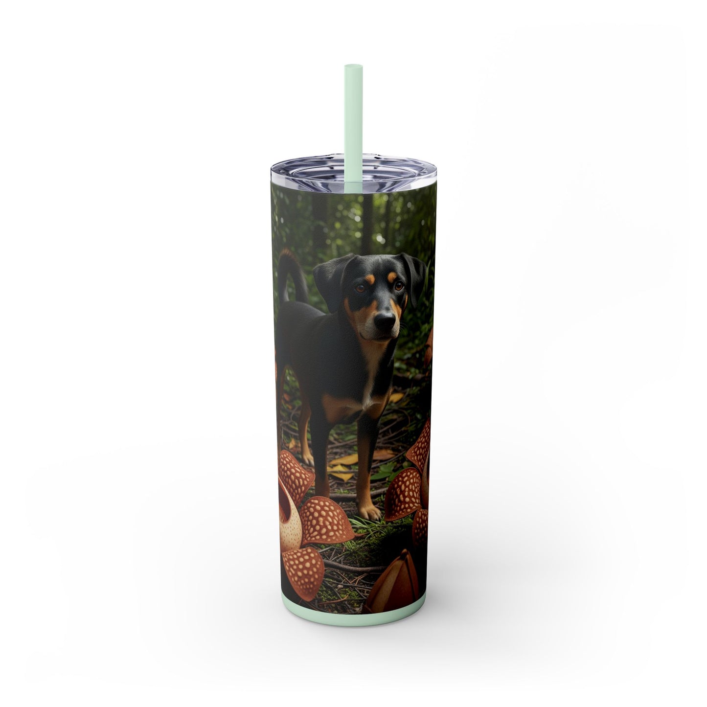 Telomian Skinny Tumbler with Straw, 20oz