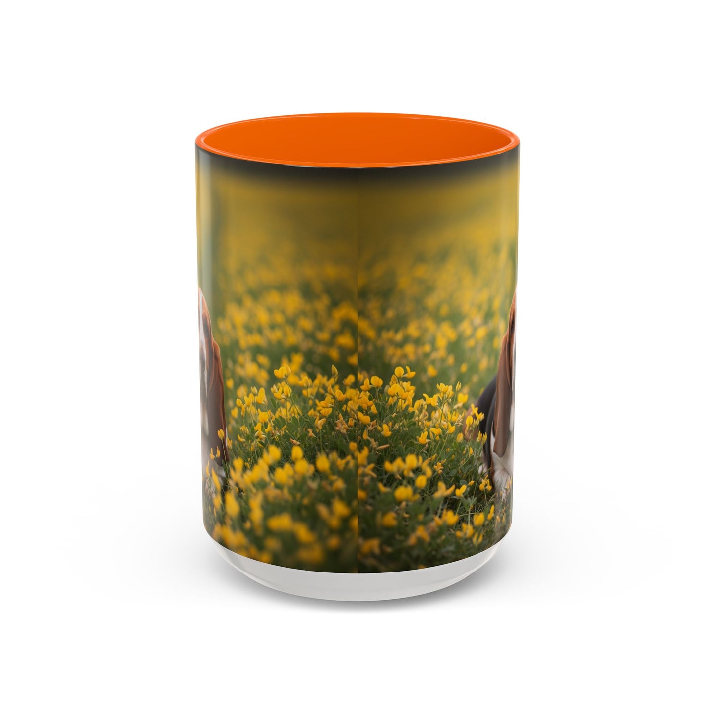 Basset Hound Accent Coffee Mug - Perfect Gift for Dog Lovers