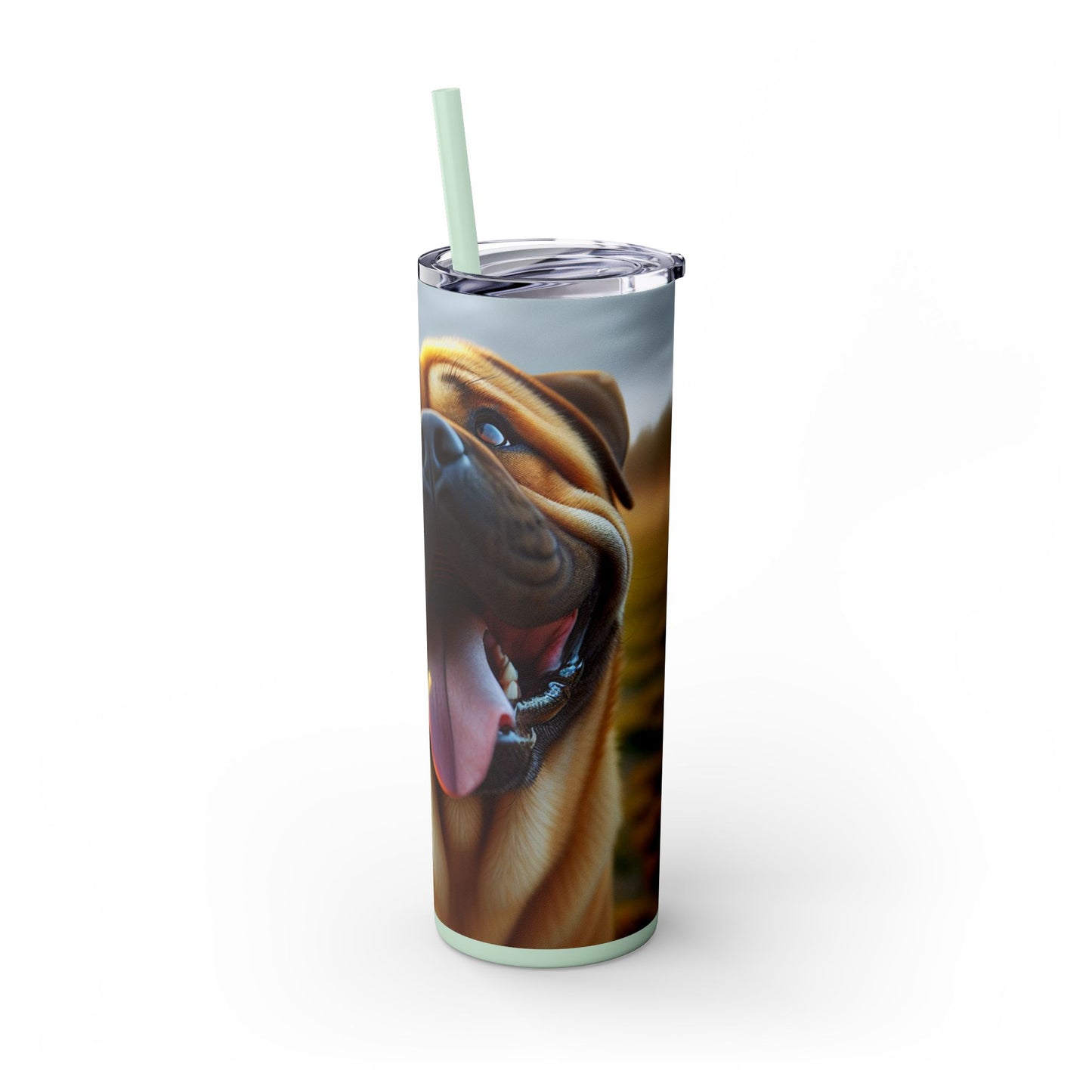 Bully Kutta Skinny Tumbler with Straw, 20oz