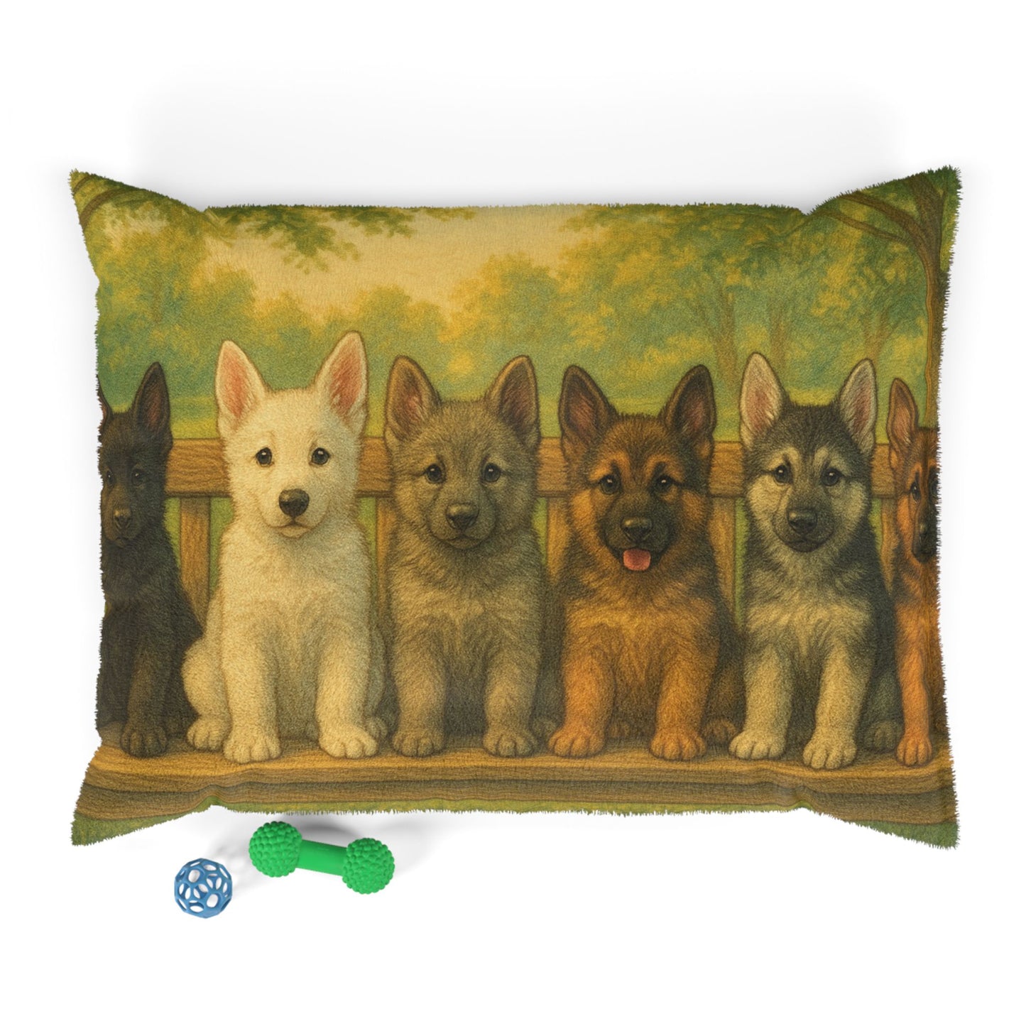 German Shepherd puppies Pet Bed