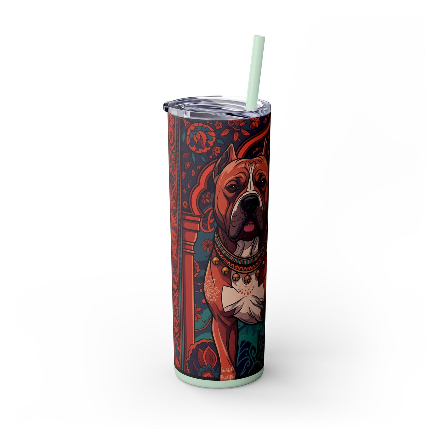 Bully Kutta Skinny Tumbler with Straw, 20oz