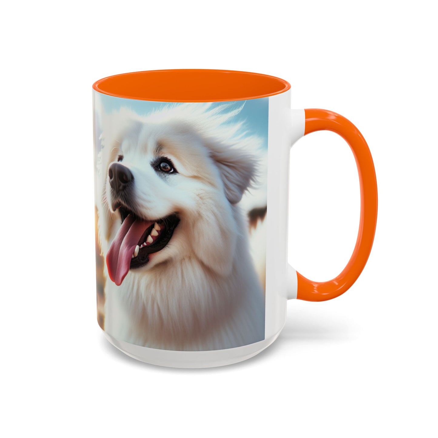 Pyrenean Mountain Dog Accent Coffee Mug - Perfect Gift for Dog Lovers