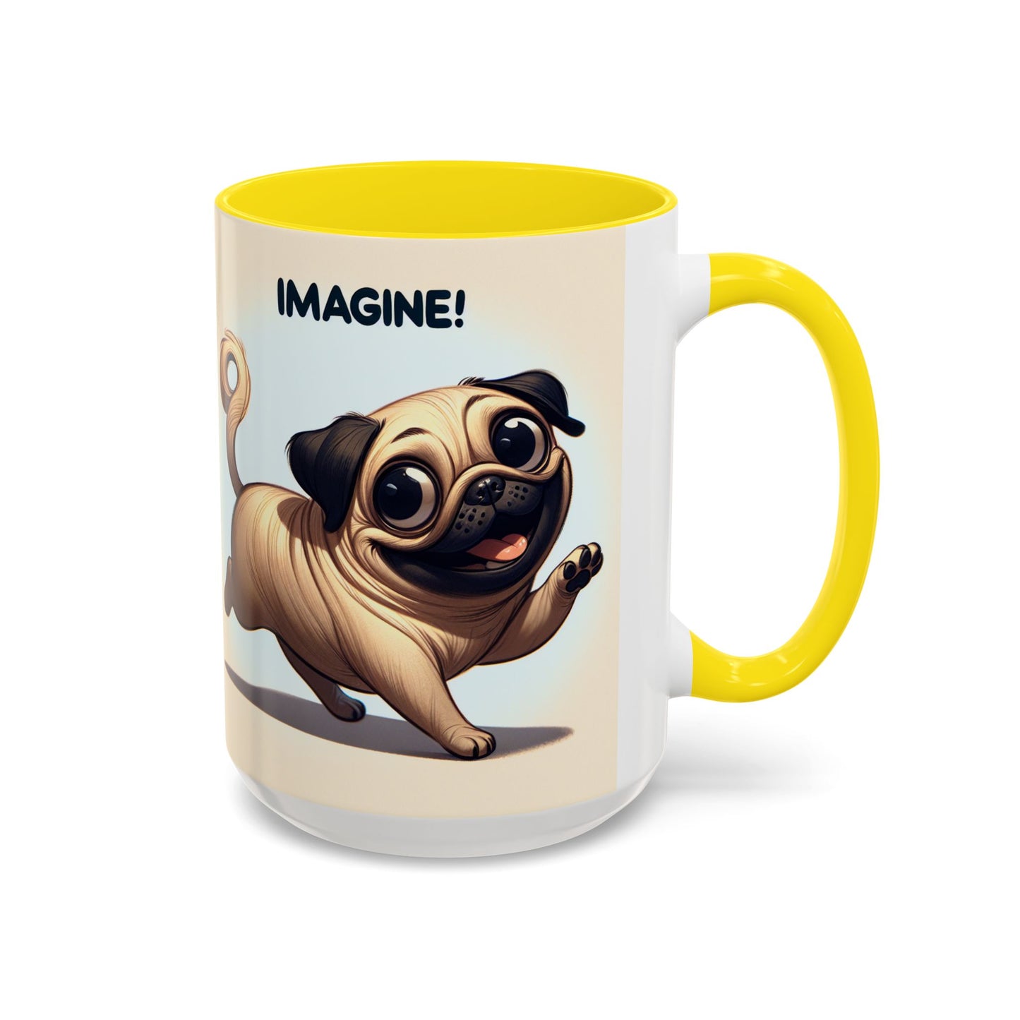 Pug Accent Coffee Mug - Perfect Gift for Dog Lovers