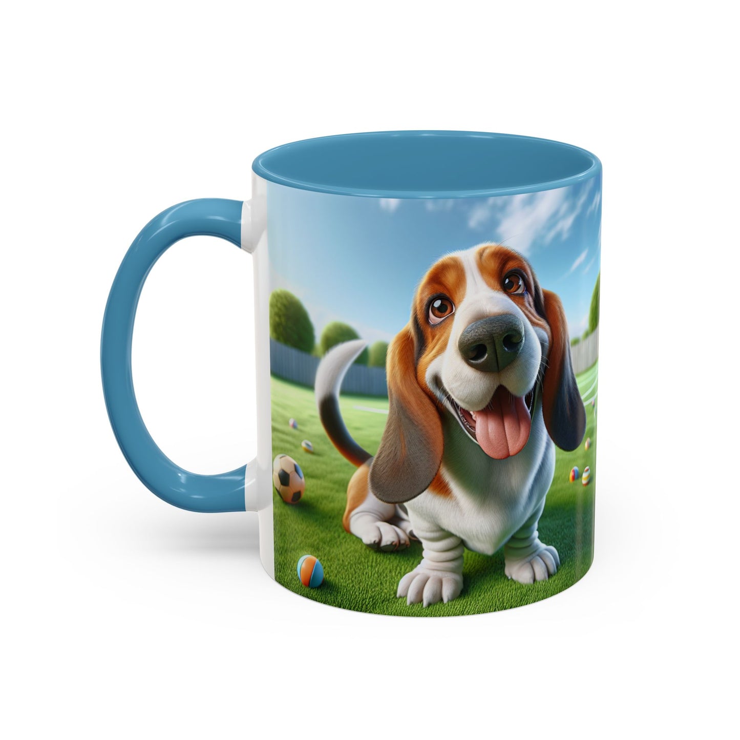 Basset Hound Accent Coffee Mug - Perfect Gift for Dog Lovers