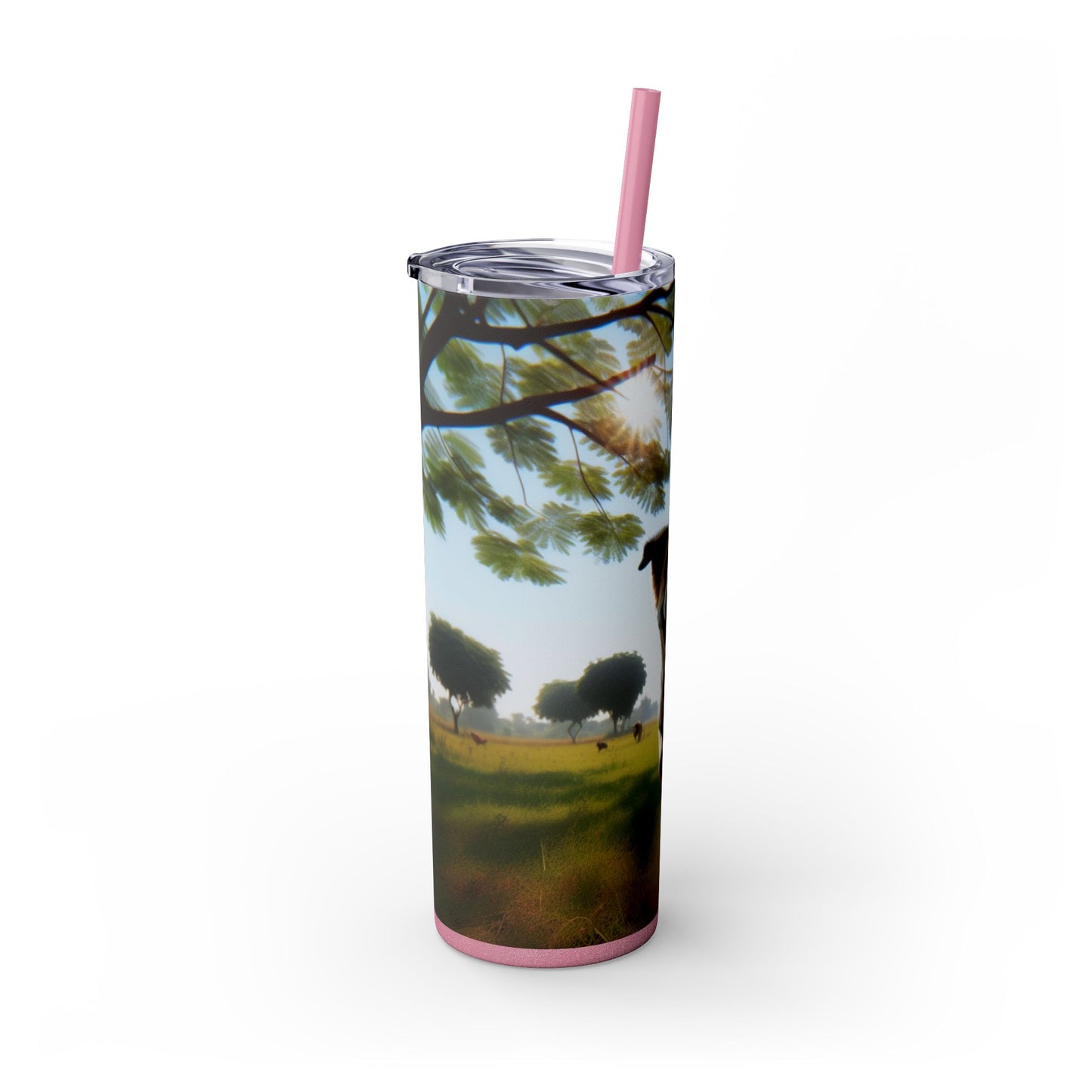 Indian Pariah Dog Tumbler with Straw, 20oz