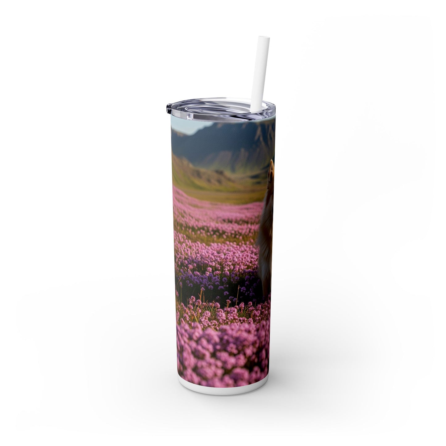 Icelandic Sheepdog Tumbler with Straw, 20oz