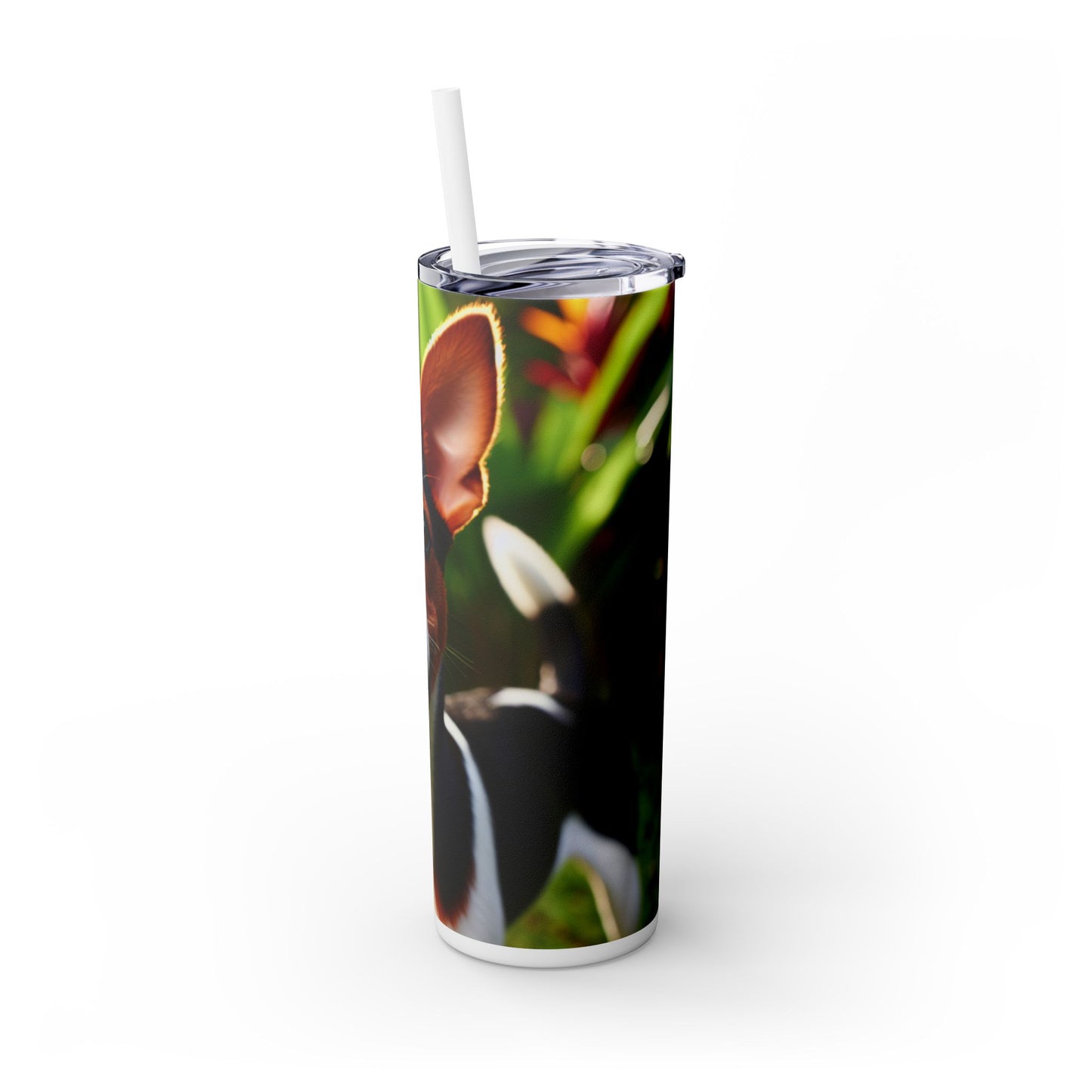 Brazilian Terrier Tumbler with Straw, 20oz