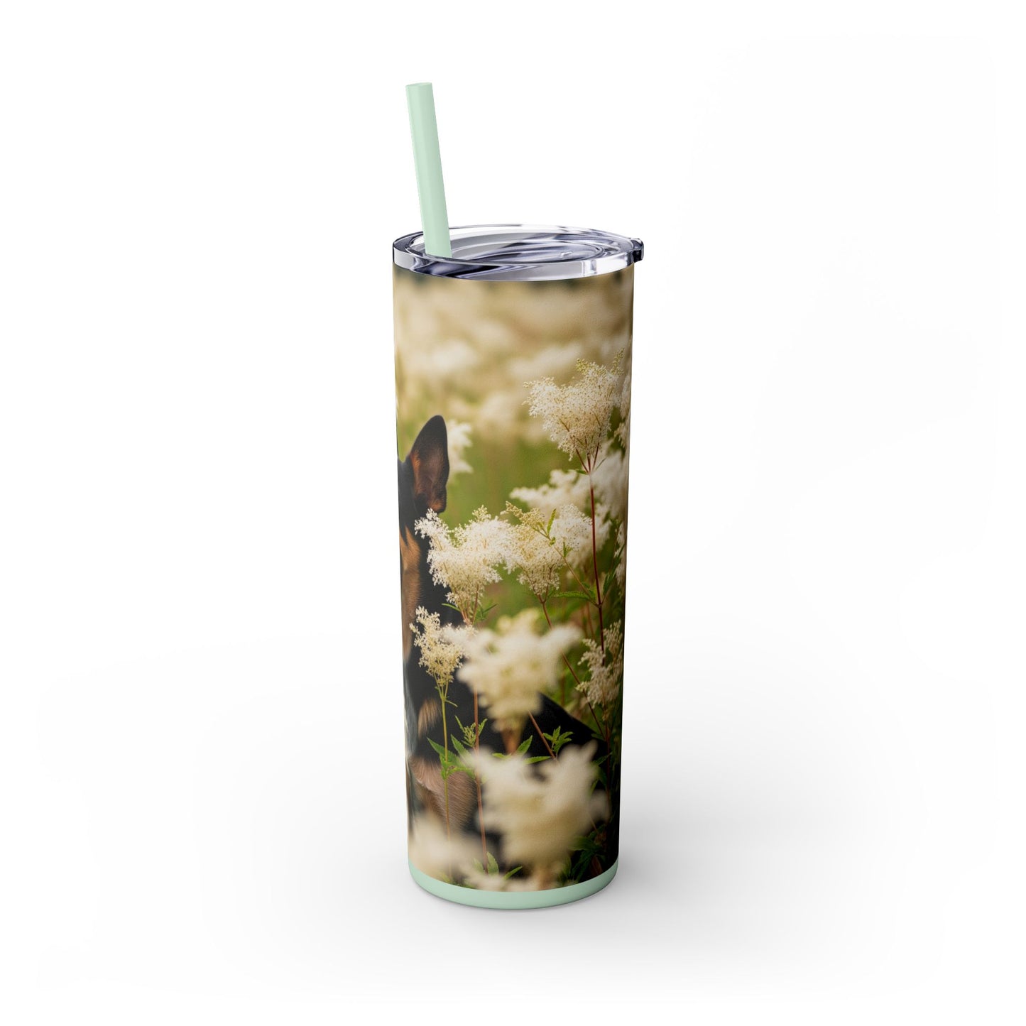 Lancashire Heeler Tumbler with Straw, 20oz