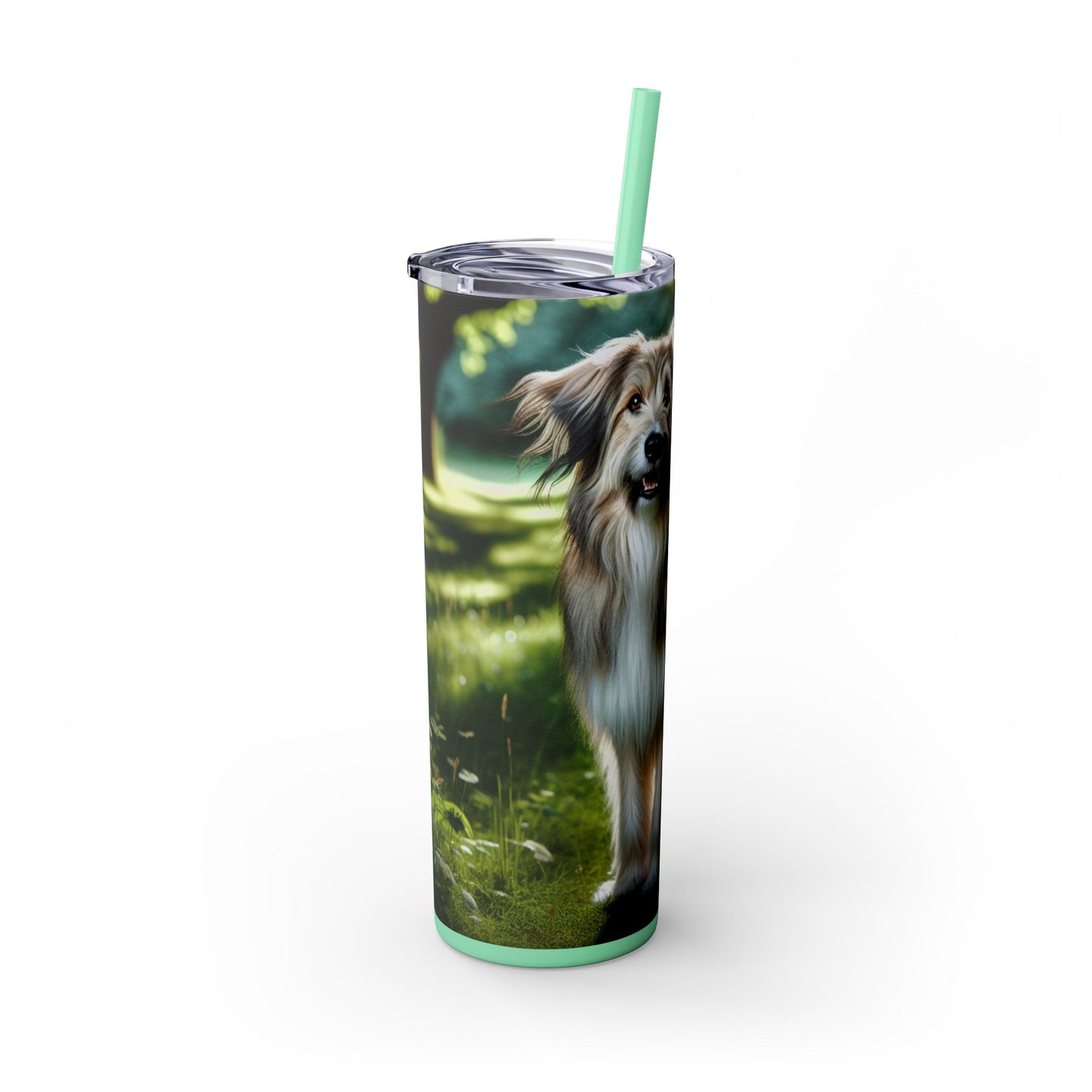 Pyrenean Shepherd Tumbler with Straw, 20oz