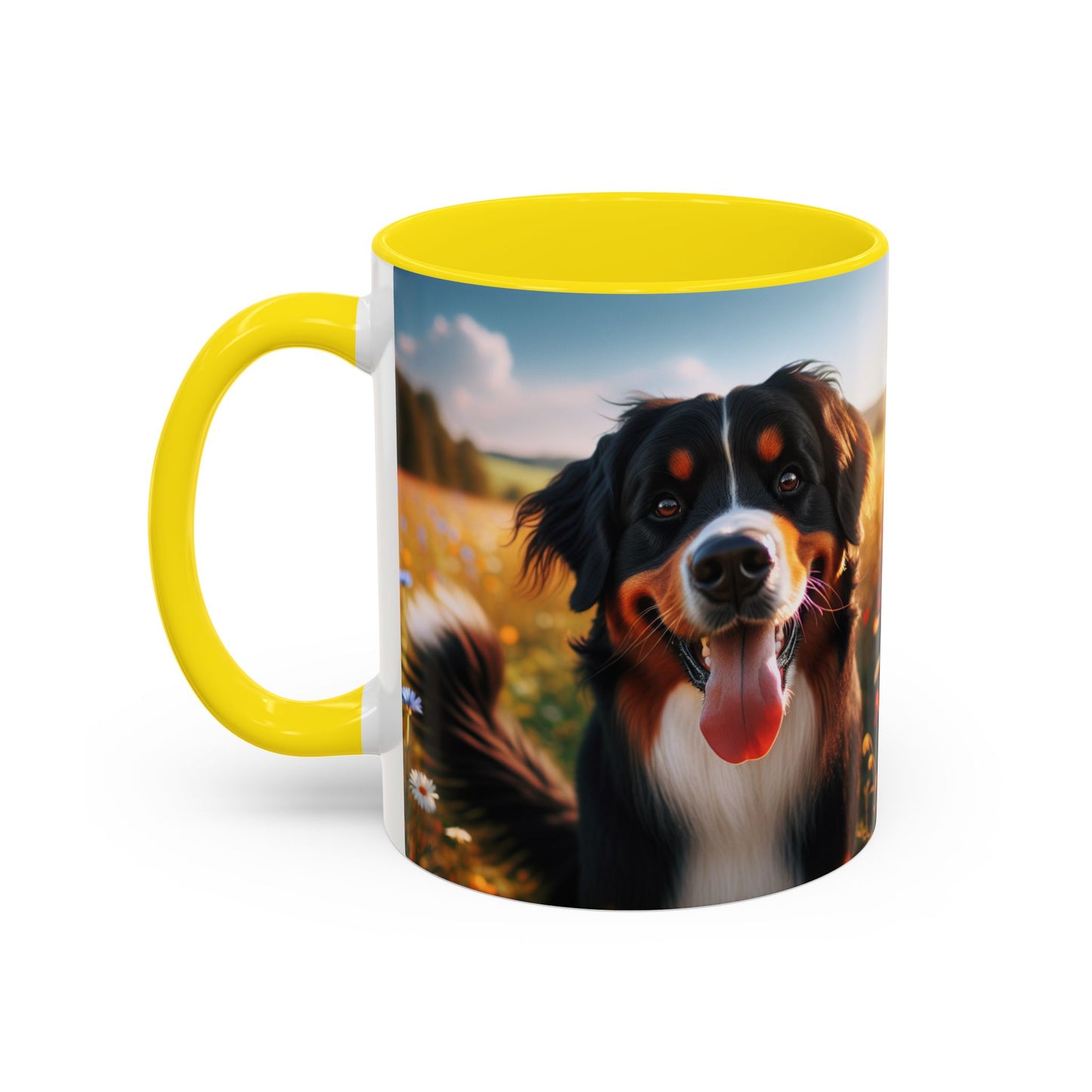 Bernese Mountain Dog Accent Coffee Mug - Perfect Gift for Dog Lovers