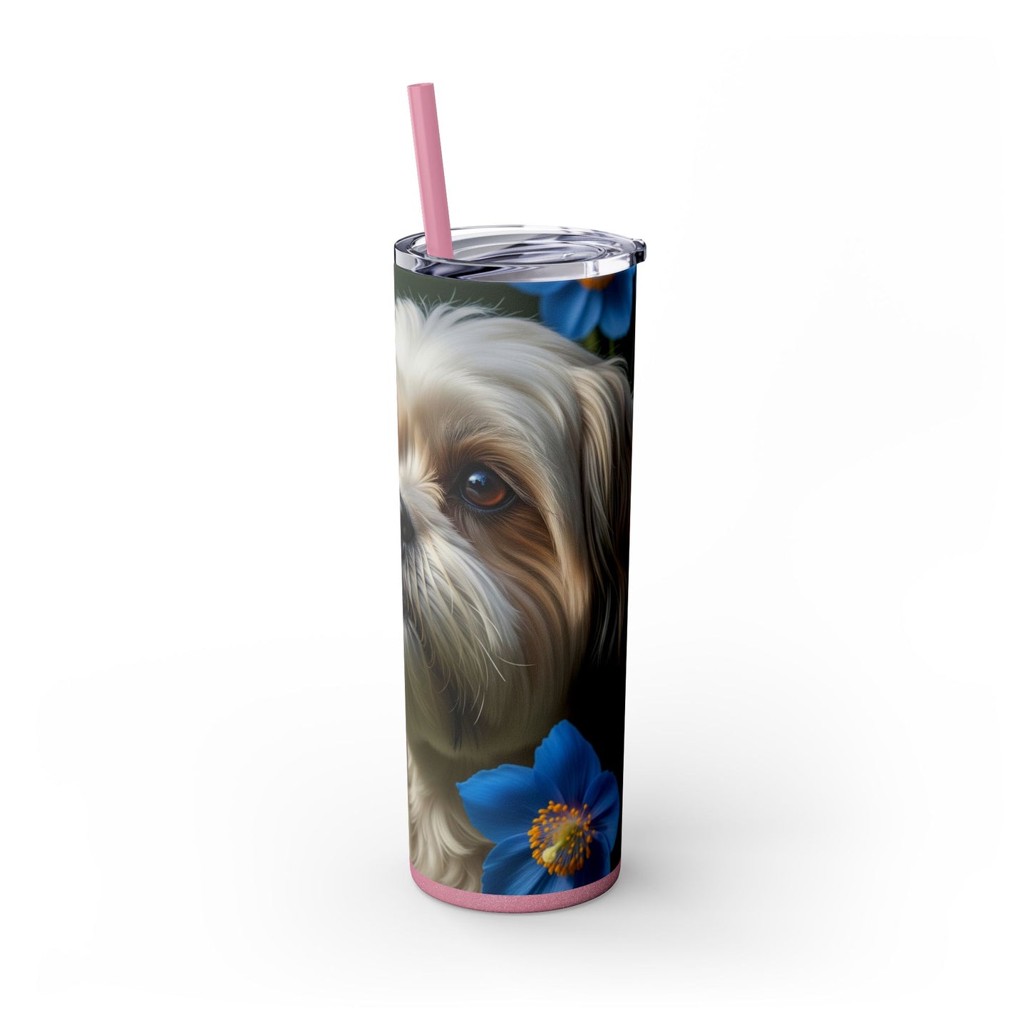 Lhasalier Tumbler with Straw, 20oz
