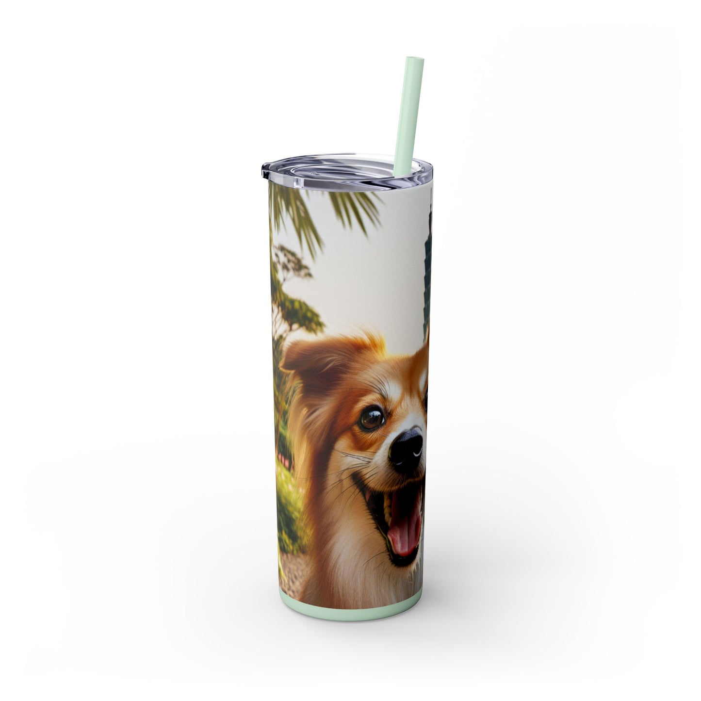 Taiwan Dog Tumbler with Straw, 20oz