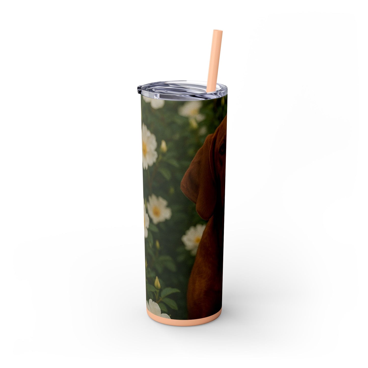 Redbone Coonhound Tumbler with Straw, 20oz