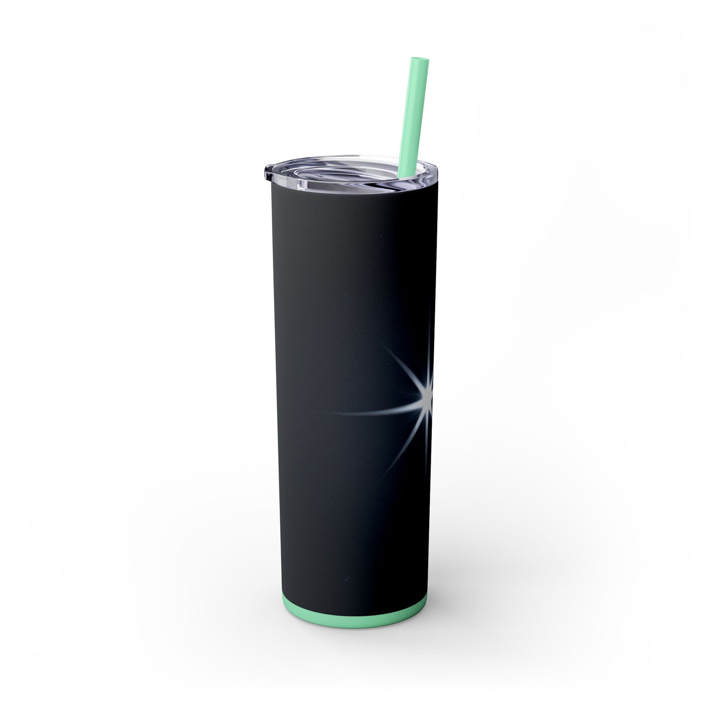 North Star Skinny Tumbler with Straw, 20oz