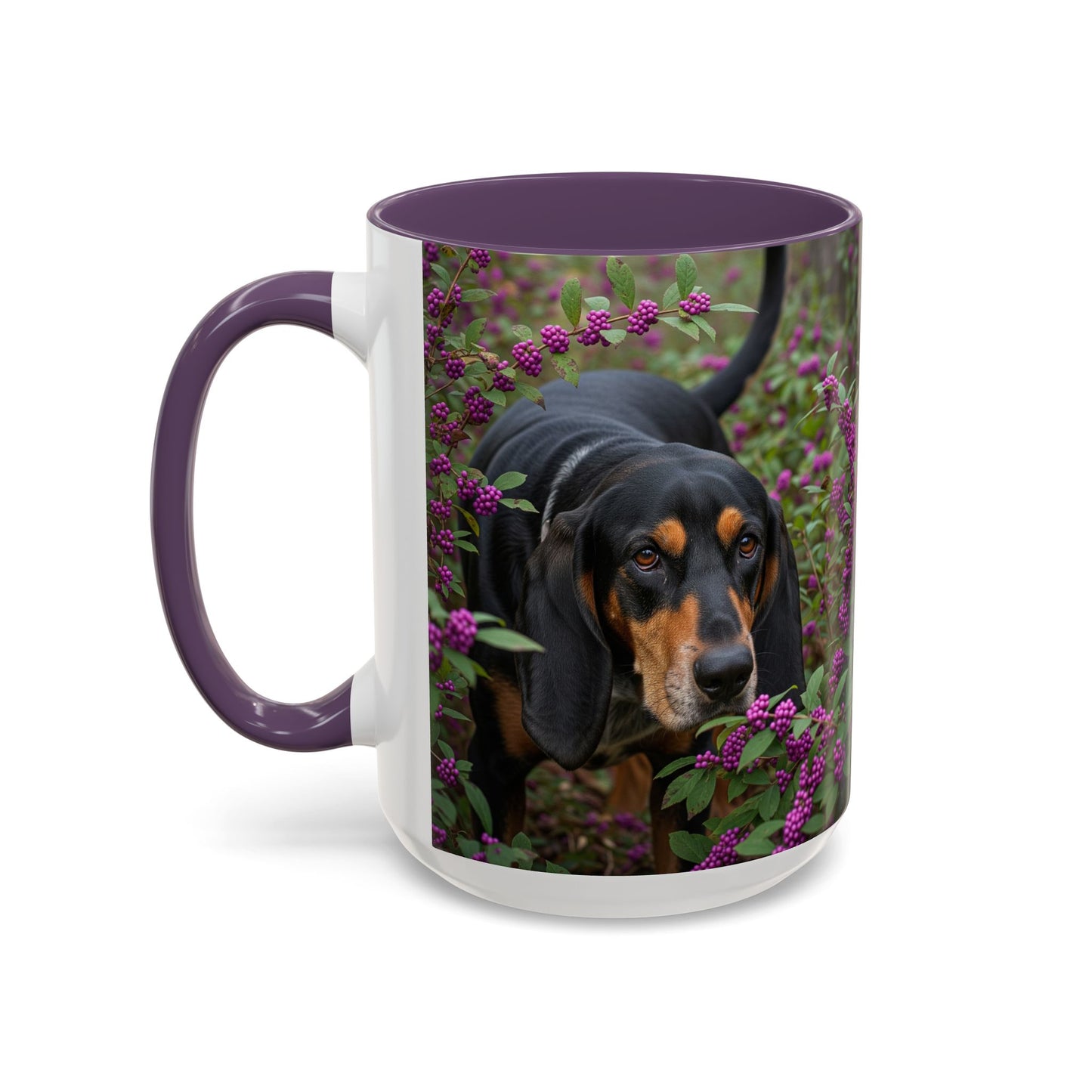Black and Tan Coonhound Accent Coffee Mug - Perfect Gift for Dog Lovers
