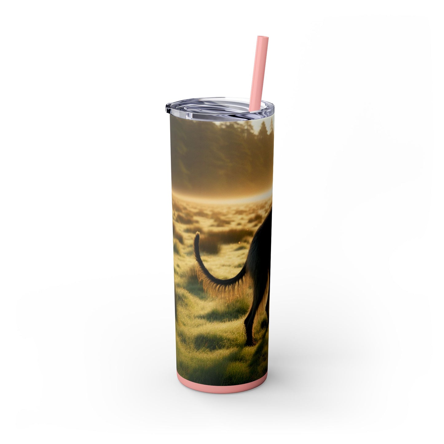 Scottish Deerhound Tumbler with Straw, 20oz