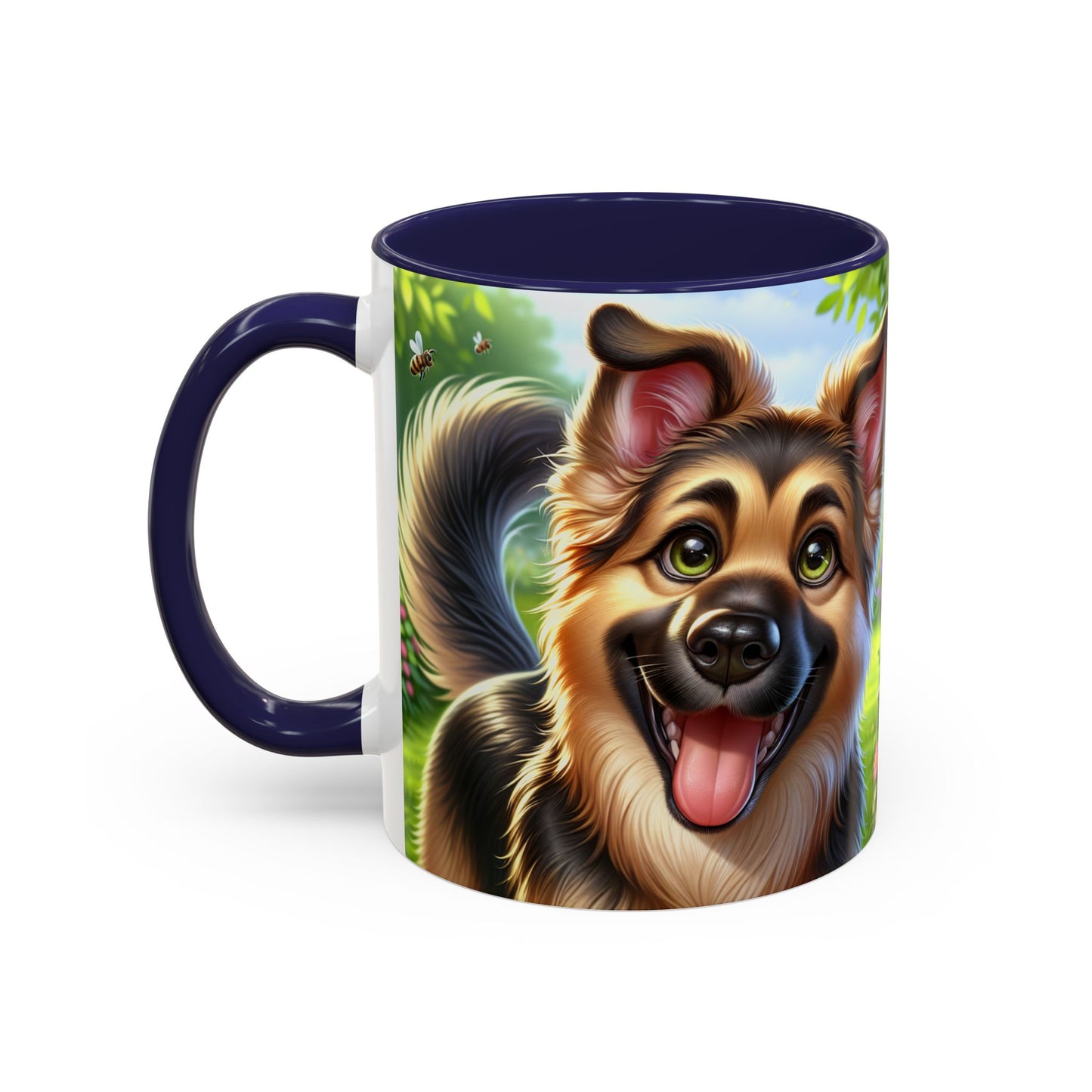 German Shepherd Accent Coffee Mug - Perfect Gift for Dog Lovers