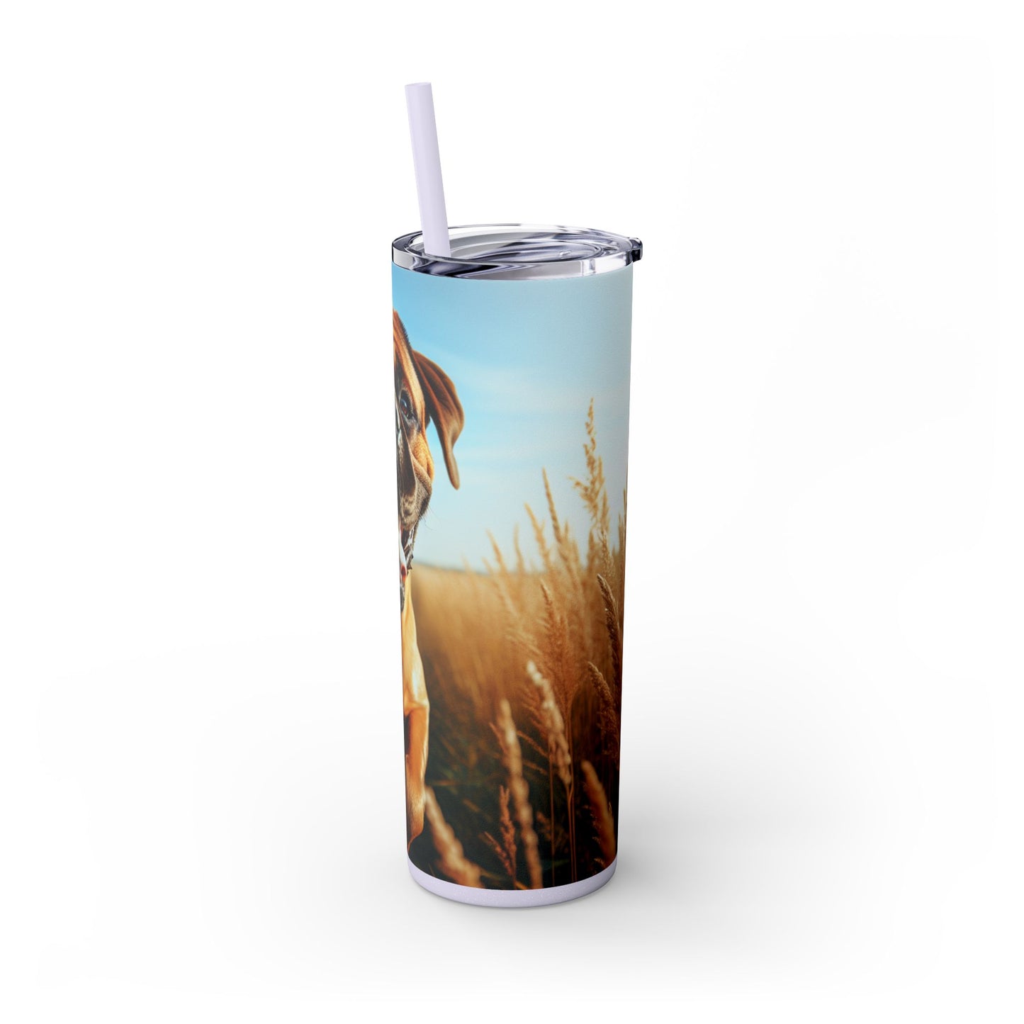 Bullmastiff Tumbler with Straw, 20oz
