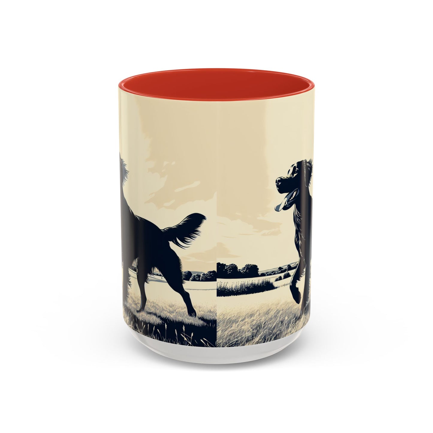 Flat Coated Retriever Accent Coffee Mug - Perfect Gift for Dog Lovers
