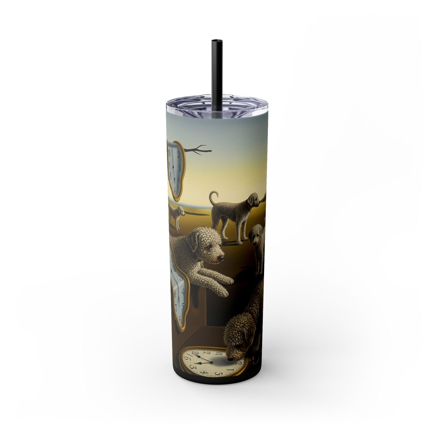 Spanish Water Dog Tumbler with Straw, 20oz