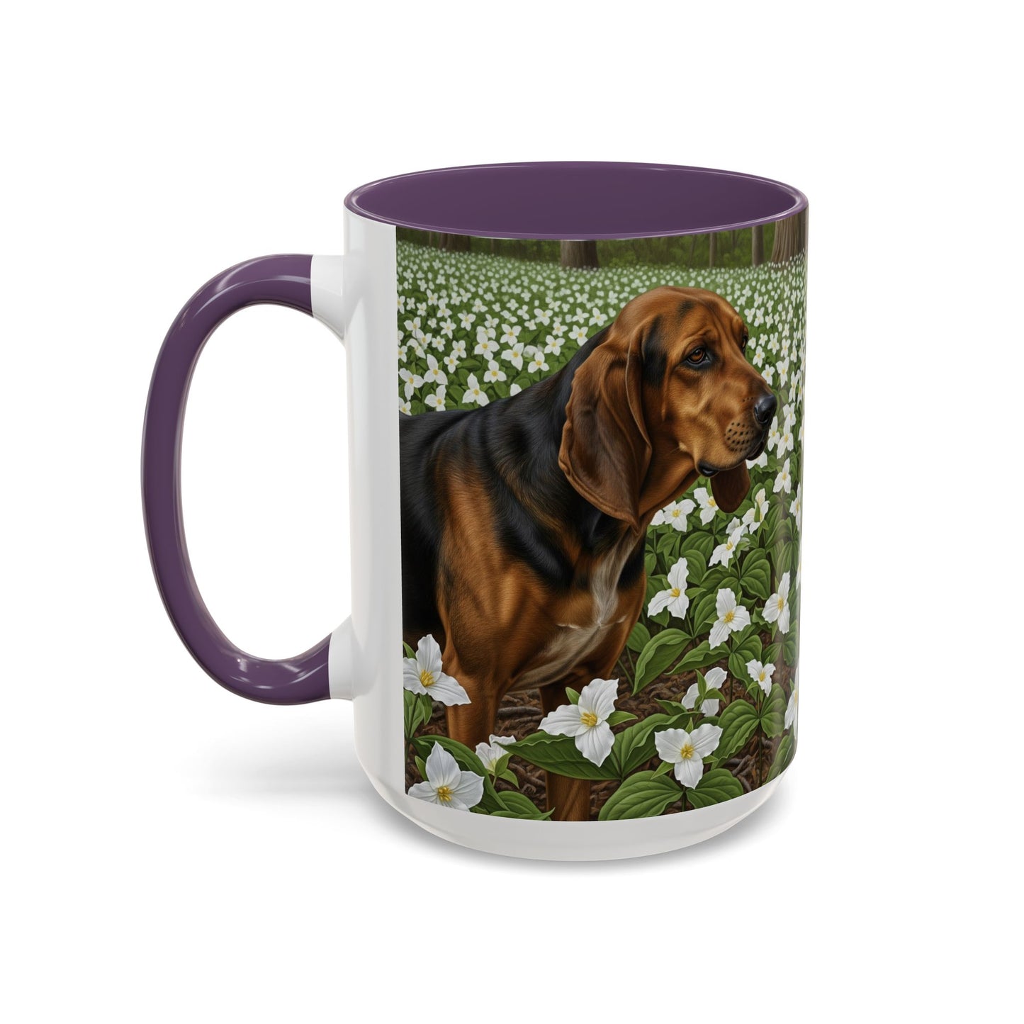 Treeing Walker Coonhound Accent Coffee Mug - Perfect Gift for Dog Lovers