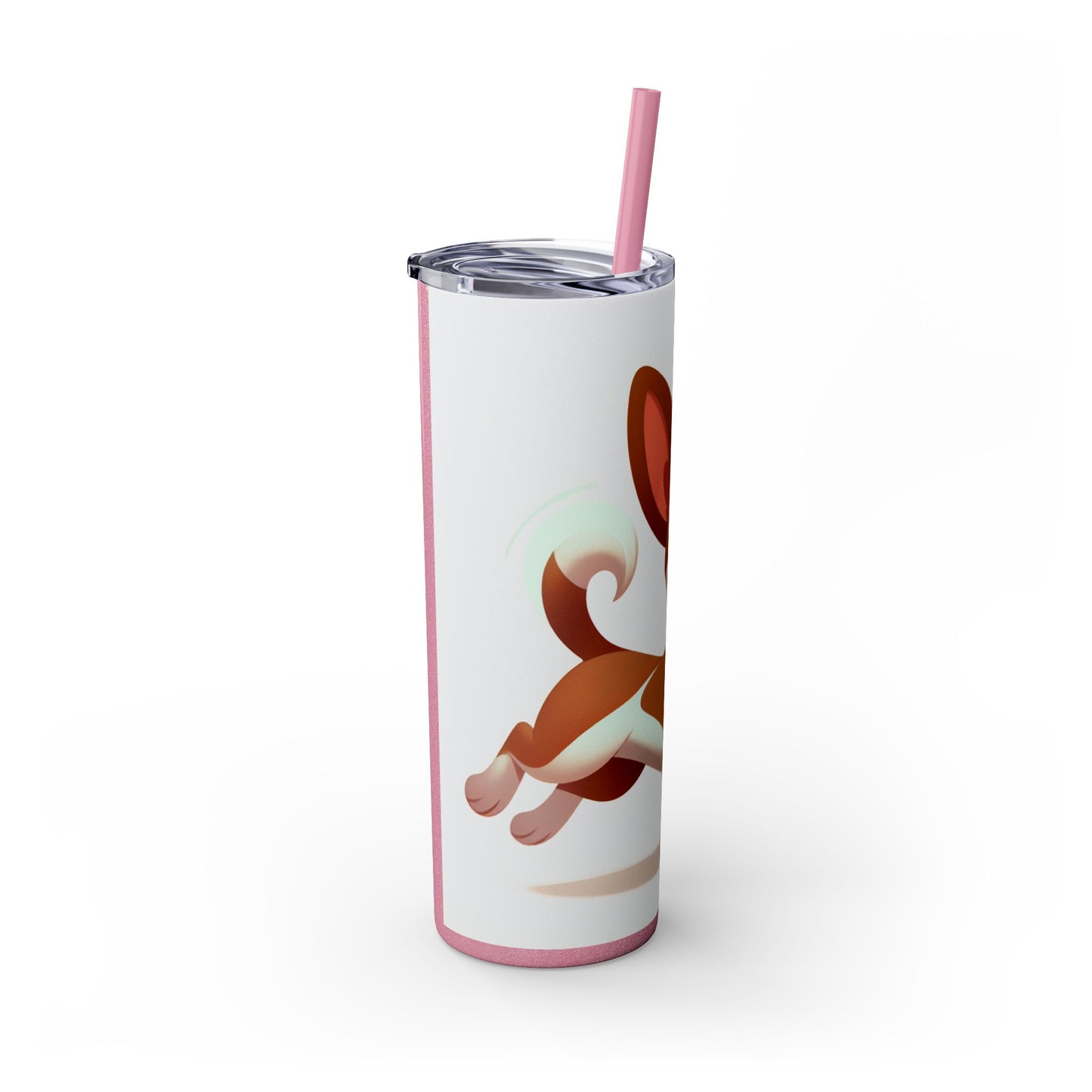 Basenji Tumbler with Straw, 20oz