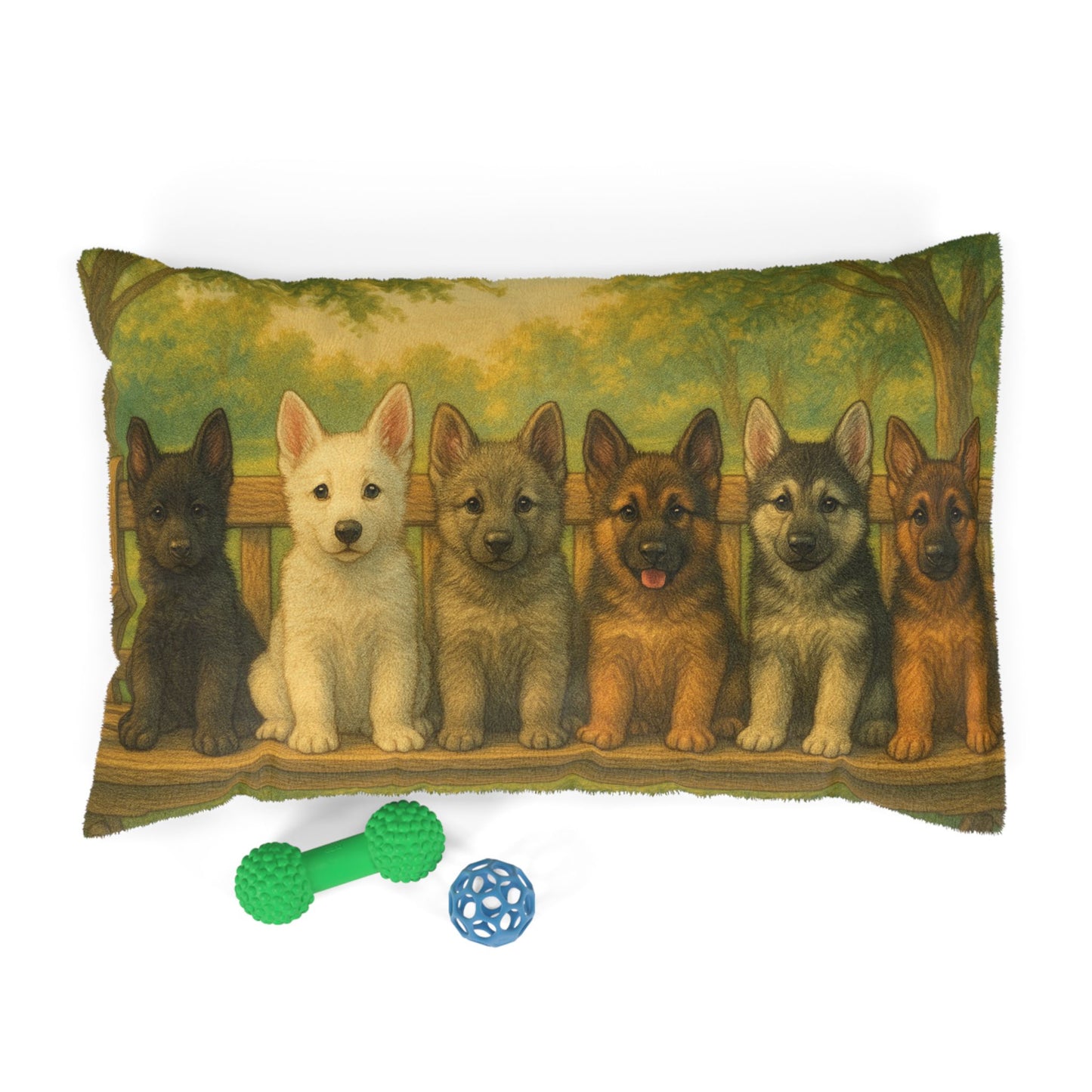 German Shepherd puppies Pet Bed