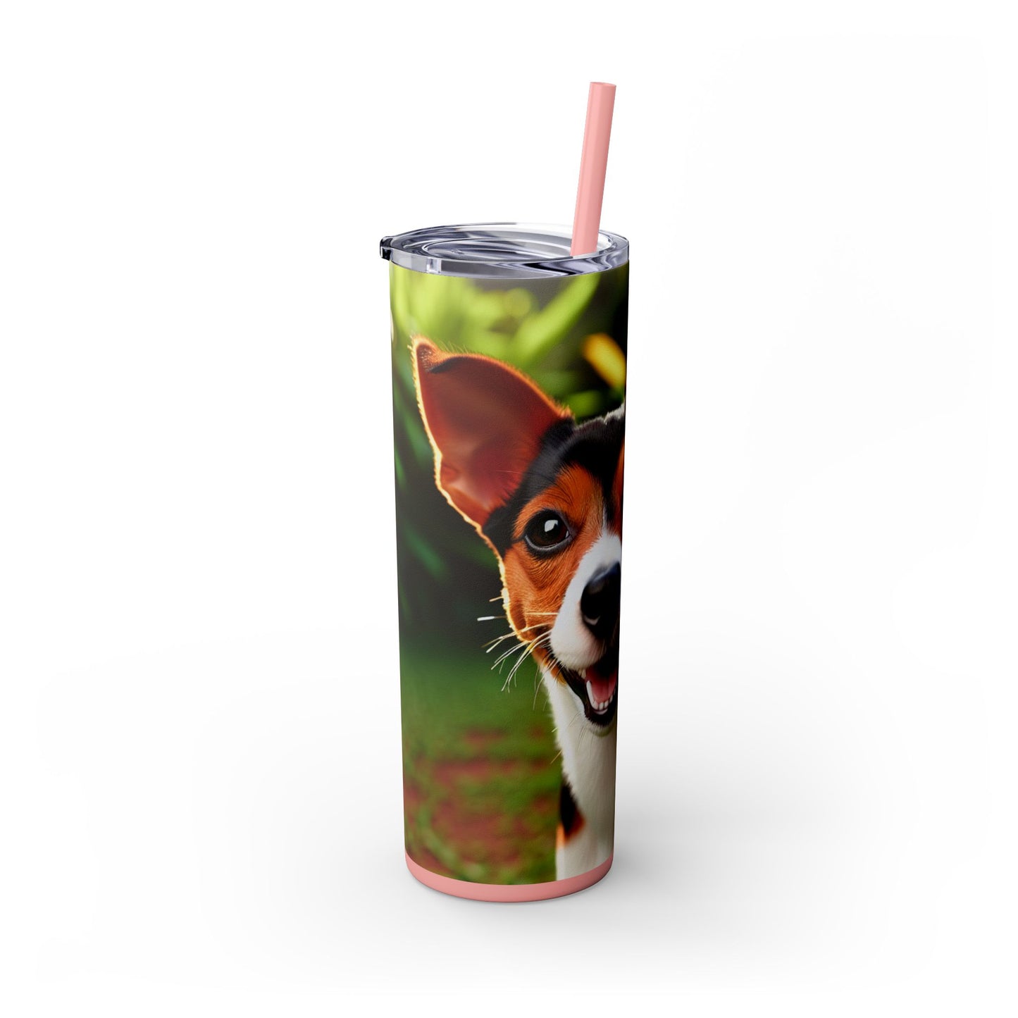Brazilian Terrier Tumbler with Straw, 20oz