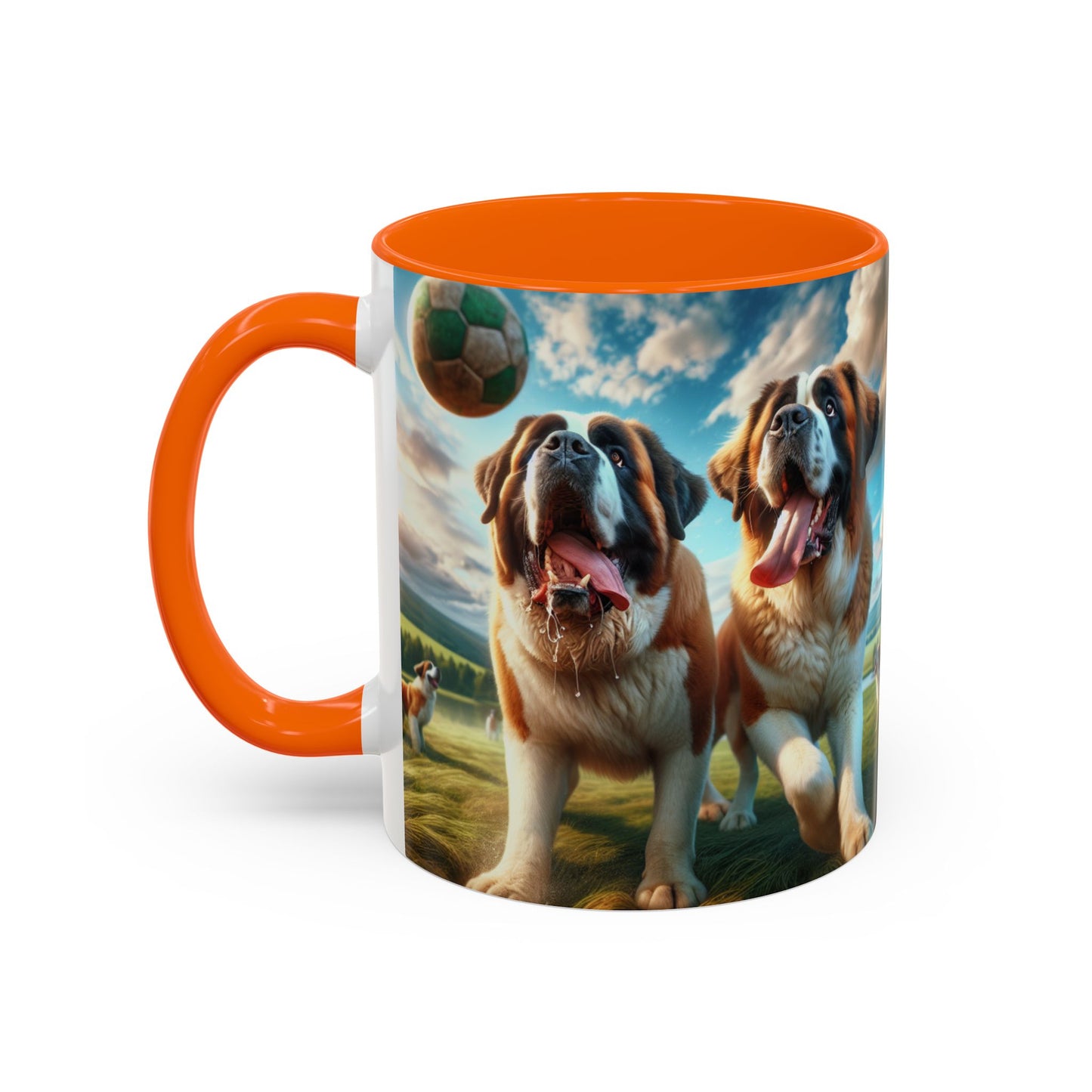 Saint Bernard Accent Coffee Mug - Perfect Gift for Dog Lovers