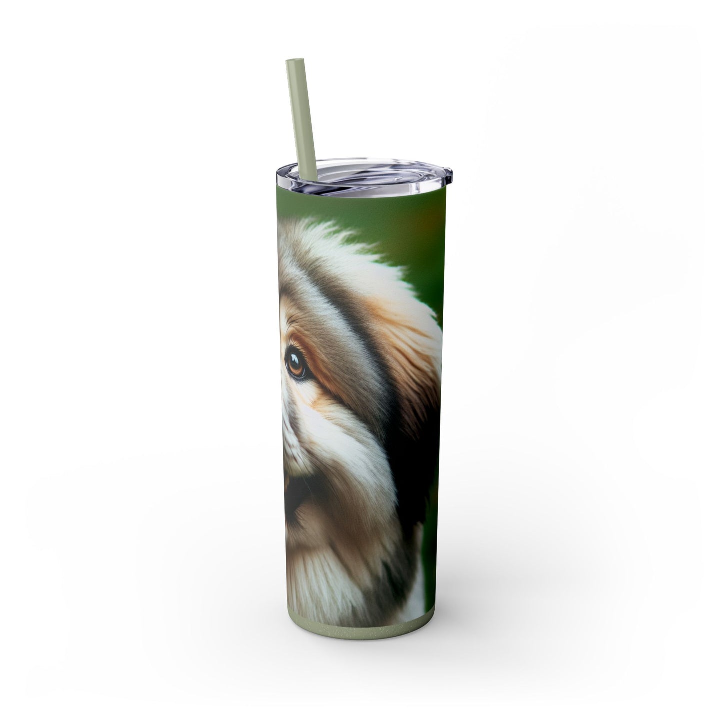 Tibetan Kyi Apso Tumbler with Straw, 20oz