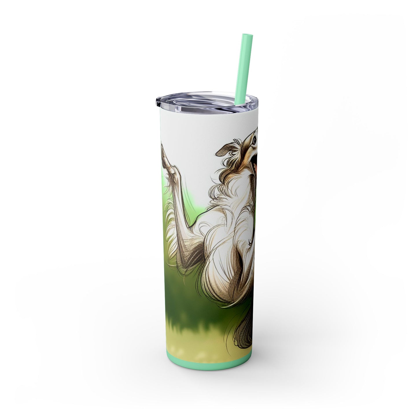 Borzoi Tumbler with Straw, 20oz