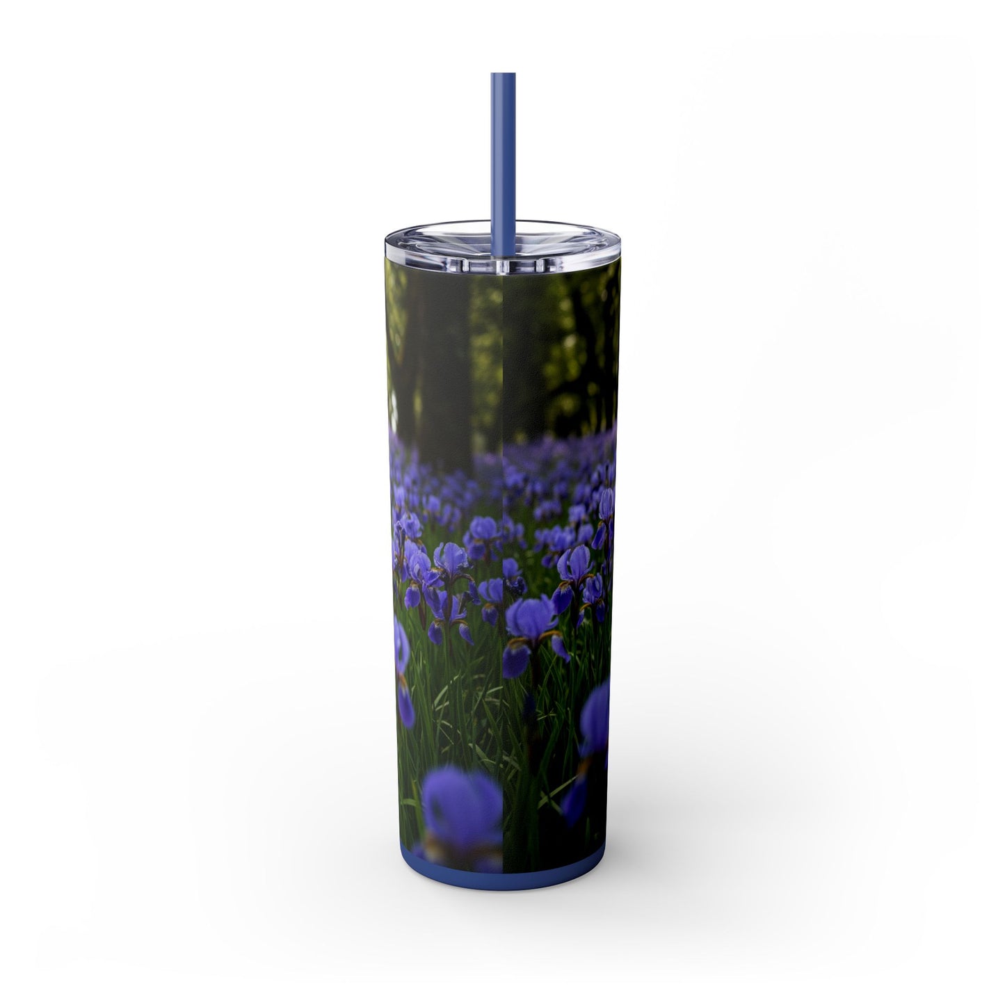 Portuguese Water Dog Skinny Tumbler with Straw, 20oz
