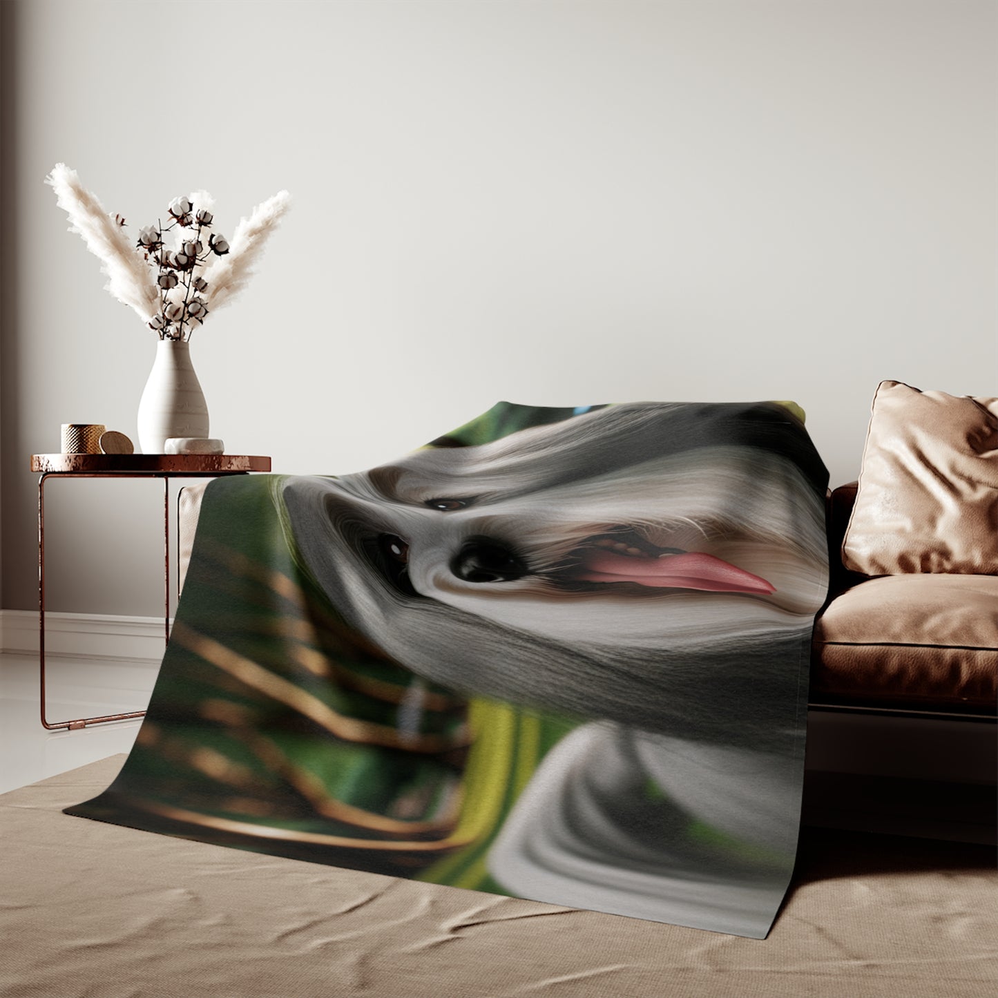 Tibetan Terrier Sweatshirt Blanket