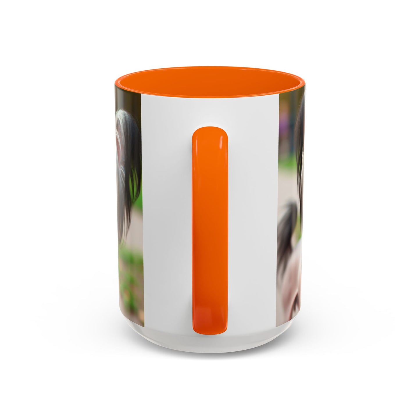 Chinese Crested Dog Accent Coffee Mug - Perfect Gift for Dog Lovers