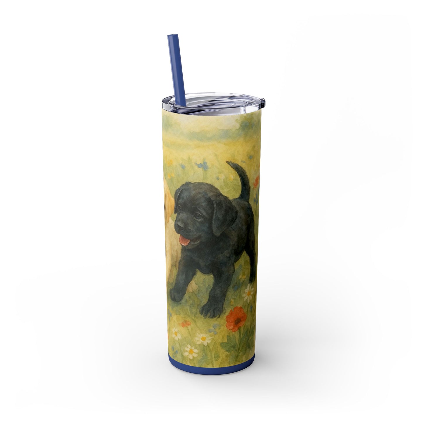 Labrador Retriever puppies Tumbler with Straw, 20oz