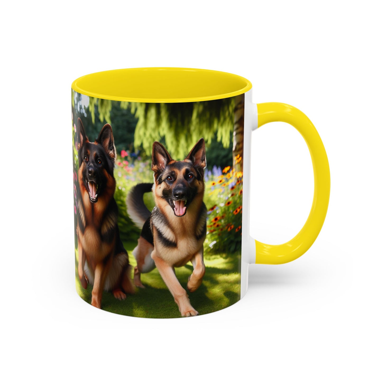 German Shepherd Accent Coffee Mug - Perfect Gift for Dog Lovers